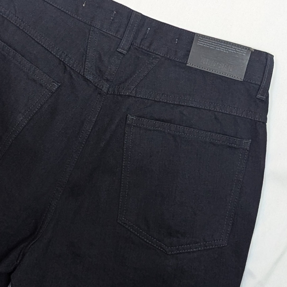Closed Jeans Pedal Pusher High Waist Heritage Fit Cropped Black IT44 28 8 NWT - Picture 13 of 16